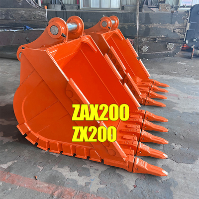 Máy đào Oem Pc200 Pc210 Thùng đá hạng nặng màu đỏ hoặc khách hàng yêu cầu