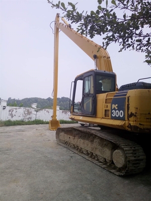 Vàng PC200 Komatsu Thép hợp kim Long Reach Thực tế 18M