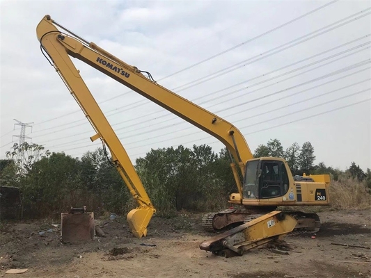 Kobelco Komatsu Hitachi Cánh tay dài 18m Thép hợp kim Thực tế CAT320 PC200