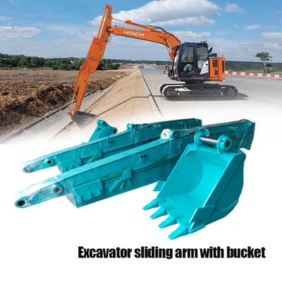Bằng sáng chế 4-12M 6-30 tấn Excavator Sliding Arm Q355B Slide Retractable Excavator Boom