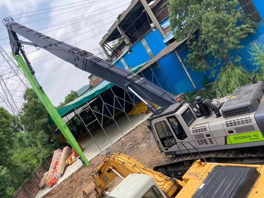 Q355B Q690D Phá dỡ tầm cao, Bùng nổ cánh tay vươn dài 28m cho máy xúc