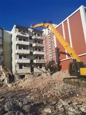 Q355B Q690D Phá dỡ tầm cao, Bùng nổ cánh tay vươn dài 28m cho máy xúc