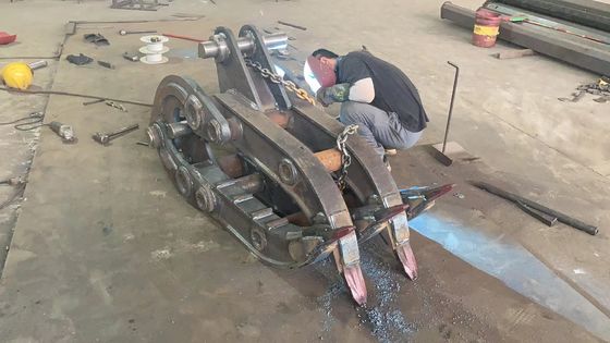 Bộ gắp cơ khí chống đồ CE cho máy xúc, Bộ gắp kim loại phế liệu  Jcb Liebherr