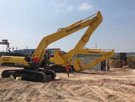 Cánh tay bùng nổ của máy xúc 330, Q355B 18 mét Mặt trước tiếp cận siêu dài