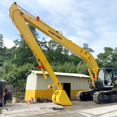 Máy đào bánh xích dài phía trước Boom Arm 12M 15M 18M 20M 22M
