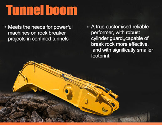 Hitachi Komatsu Kobelco thợ đào đường hầm Boom