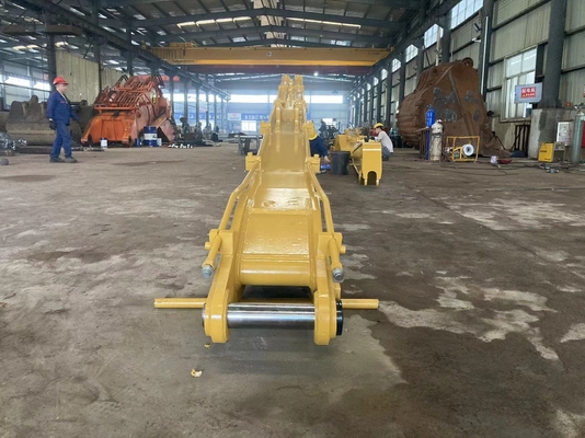 Phần mở rộng được đảm bảo Máy đào tầm xa Cánh tay máy đào 10M-18M có gầu và xi lanh cho CAT