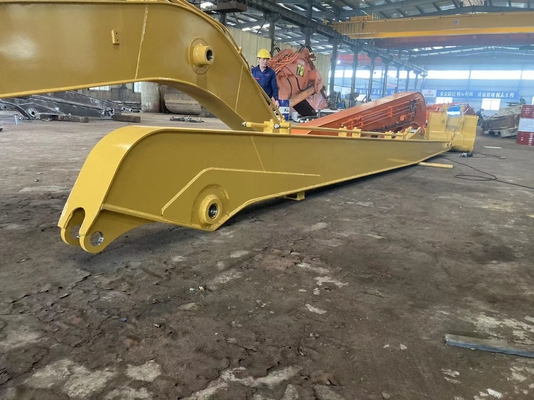 Phần mở rộng được đảm bảo Máy đào tầm xa Cánh tay máy đào 10M-18M có gầu và xi lanh cho CAT