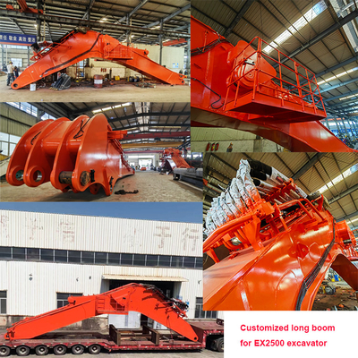 Máy đào 20-250 tấn Cánh tay dài 12 16 24 30M cho Zoomlion Hitachi Komatsu CAT