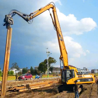 Nhà sản xuất PC240 Excavator Boom Pile Driving Arm cho ZX200 CAT325 Komatsu Hitachi Sanny Cat Etc