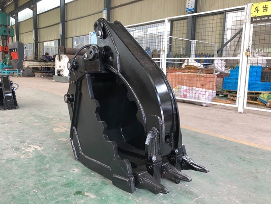 Q345B Máy xúc thủy lực Thumb, Graptor Bucket cho CAT320