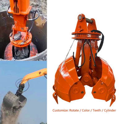 Máy xúc đào hạng nặng Clam Bucket thủy lực cho 320 ZX200