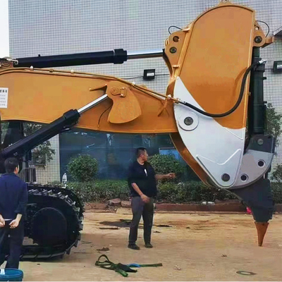 Cánh tay đá nặng cho máy xúc EC480, Q355B Chất liệu Rock Boom