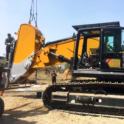 Cánh tay đá nặng cho máy xúc EC480, Q355B Chất liệu Rock Boom