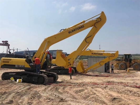 Kobelco Komatsu Hitachi Cánh tay dài 18m Thép hợp kim Thực tế CAT320 PC200