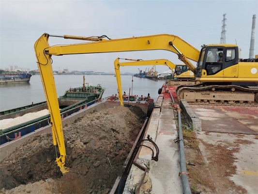 Kobelco Komatsu Hitachi Cánh tay dài 18m Thép hợp kim Thực tế CAT320 PC200