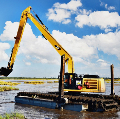 Yellow Long Reach Boom 14 mét dành cho máy đào làm sạch sông