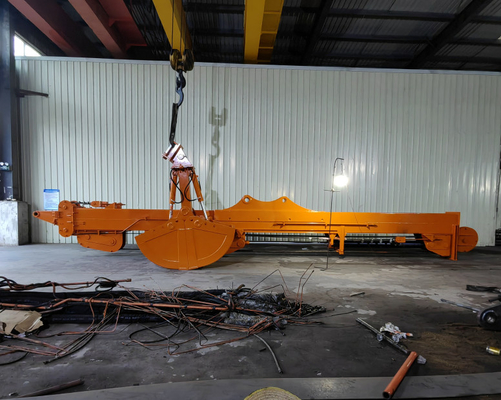 Máy xúc bơm bê tông ống lồng ba phần cần cẩu dài cho CAT Hitachi Kobelco