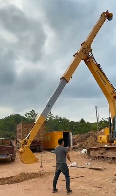 700 Thép Telescopic Boom cho máy đào 6-36t Cam Vàng Xanh Xanh Tùy chỉnh 14-16m Max Reach