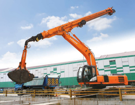 Tốc độ cao hiệu quả máy đào boom kính thiên văn dài đạt boom máy đào để đào sâu hơn boom kính thiên văn máy đào clamshell