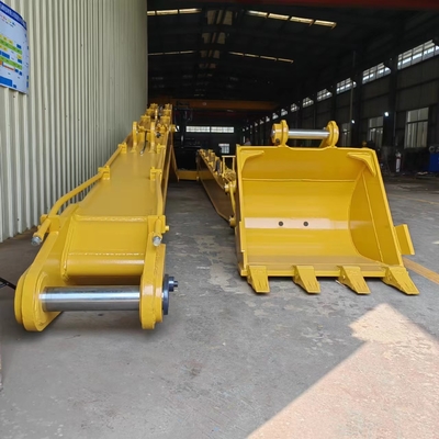 Cánh tay máy xúc đào tầm xa 10M - 28M với gầu và xi lanh cho sâu bướm