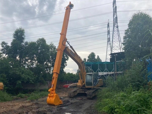 Máy đào 10-36Ton Kính thiên văn Boom và Cánh tay chống xói mòn 25 mét cho Hitachi Komatsu Kobelco Doosan