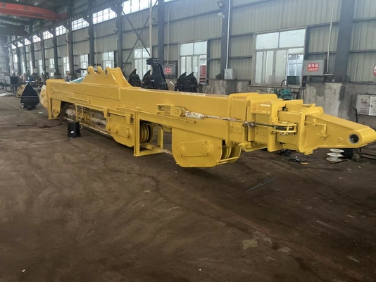 700 thép Excavator Telescopic Boom 0.6cbm Capacity Bucket in Orange Yellow Blue Độ dài tùy chỉnh