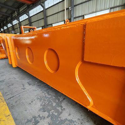 Máy đào thép HD700 Bùng nổ kính thiên văn với gầu vỏ sò cho  Hitachi Volvo