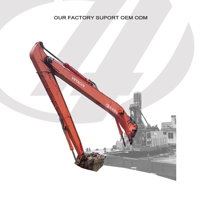 Tùy chỉnh có sẵn Tăng cường cao Excavator Long Booms Arm Long Boom Excavator 25-28m Cho XE370 SY550 V.v.