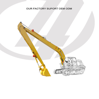 Hai lớp rãnh hàn 18M Long Reach cánh tay cho máy đào Cat320D PC200 ZX200