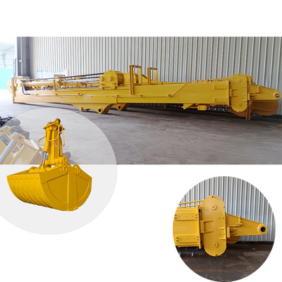 Antiwear 20-50ton Máy xúc kính thiên văn Boom Three Segment 25m 30m 32m CAT SY PC ZX