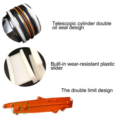 Sức mạnh cao 0.1CBM Excavator Sliding Arm For Hitachi Komatsu Kato excavator mèo cánh tay kính thiên văn cánh tay thiên văn boom excavator boom cánh tay excavator cánh tay dài