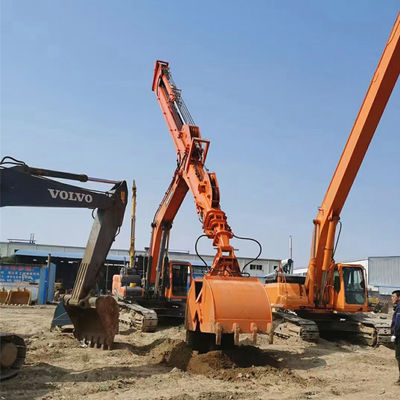 Antiwear 20-50ton Máy xúc kính thiên văn Boom Three Segment 25m 30m 32m  SY PC ZX