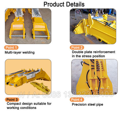 Hitachi Komatsu Kobelco thợ đào đường hầm Boom