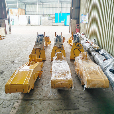 Mèo Hitachi Komatsu Excavator Đường hầm Boom excavator rút ngắn cánh tay excavator rút ngắn boom cánh tay excavator boom và cánh tay thợ đào boom cánh tay ngắn thả boom