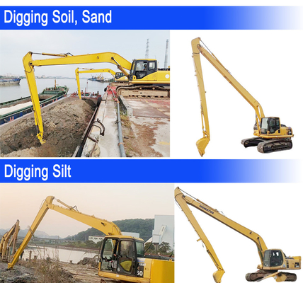 bán nóng Long Reach Excavator Booms với xô xi lanh cho mèo Komatsu