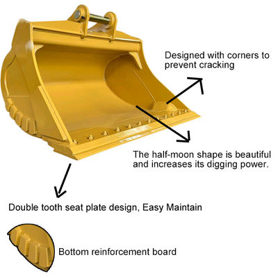 Thời gian sống dài hơn Mèo Komatsu Hitachi Excavator Bùi bùn