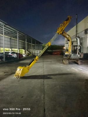 Máy đào 3 phần cánh tay phá hủy Hyundai R225 tùy chỉnh 25T-45T Dự án phá hủy tòa nhà cao tầng Q355B