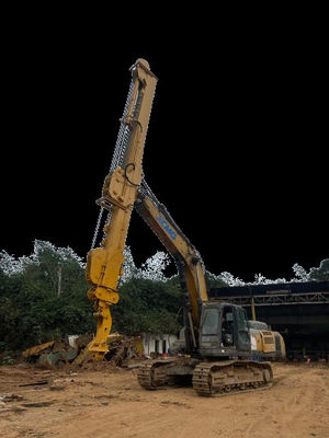 Máy đào tùy chỉnh XE370 Ba giai đoạn cánh tay kính thiên văn BS900 Vật liệu nhẹ hơn hiệu quả trong việc mang xô hoặc nắm 37T