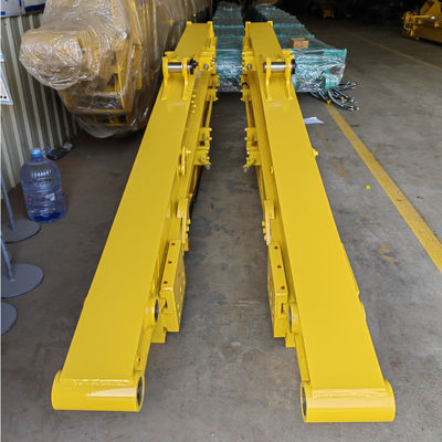 Cánh tay trượt của máy đào cho SH125、SH135 8m là mạnh mẽ và bền với sức mạnh đào lớn hơn
