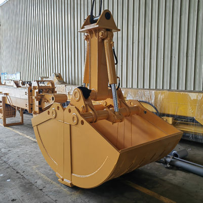 Máy đào cánh tay kính thiên văn ba phần với xô vỏ clamshell cho Liugong939 20m sức mạnh đào lớn