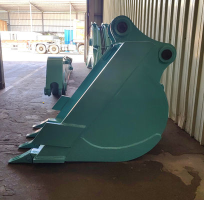 Bảo đảm Long Reach Excavator Dipper Arm với Xô và xi lanh cho CAT Kobelco