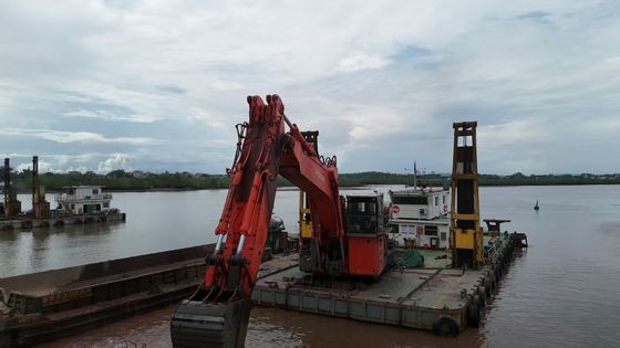 Cánh tay Long Arm Excavator với Xô và xi lanh cho  KOBELCO Hitachi