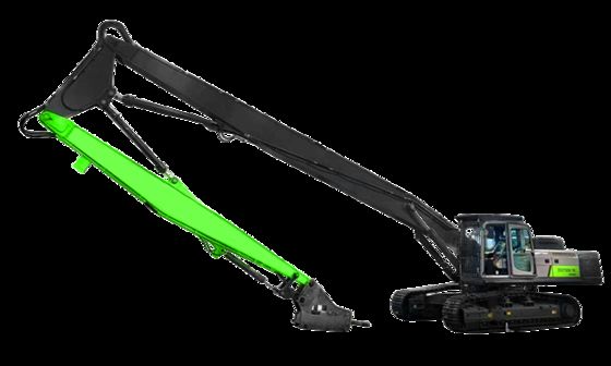 16-20 mét Ba phần phá hủy Long Boom cho máy đào ZX250 ZX260 ZX330 cho máy xây dựng