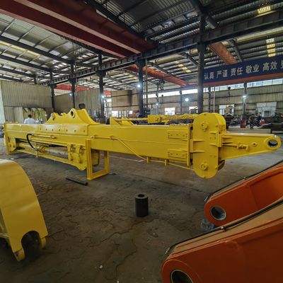 Gầu và Cần Vươn Xúc Lật Ống Lồng Ba Đoạn Mở Rộng Tầm Vươn cho Máy Xúc SH370