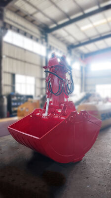 Thợ đào Hydraulic Clamshell Grab Bucket, Design Shell Bucket hai xi lanh để tháo, tải và di chuyển đất