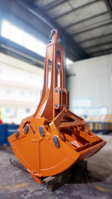 Heavy Duty Single Cylinder Clamshell Bucket, Excavator Shell Grab Bucket cho xây dựng, khai thác mỏ & xử lý vật liệu hàng loạt