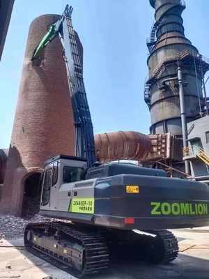Zoomlion 375 Máy xúc phá dỡ Bùng nổ Đính kèm Mạnh mẽ 24 mét Thực tế