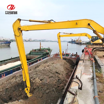 Máy đào Komatsu Cánh tay đòn dài với thùng 0,4cbm 6 chân, tệp đính kèm tầm với dài