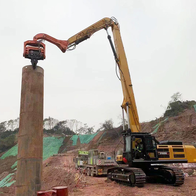 Chiều dài 138m Máy Vibro nhiều màu Búa đóng cọc Q345 Vật liệu NM360